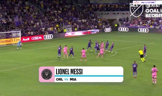 kaiyun app-精彩！梅西对阵奥兰多城远射破门，当选美职联本轮最佳进球